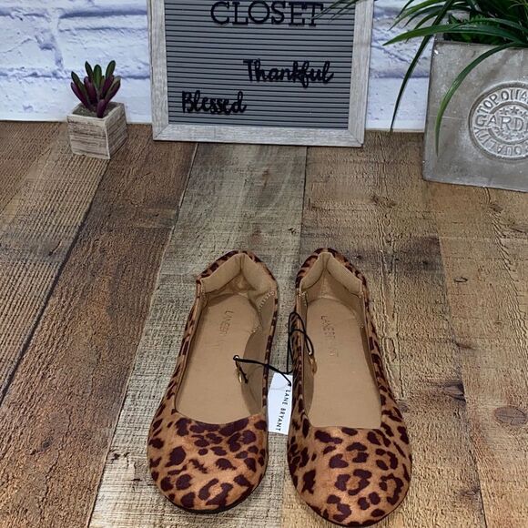 Lane Bryant Dream Cloud Round-Toe Flat - Leopard Print - Picture 5 of 10